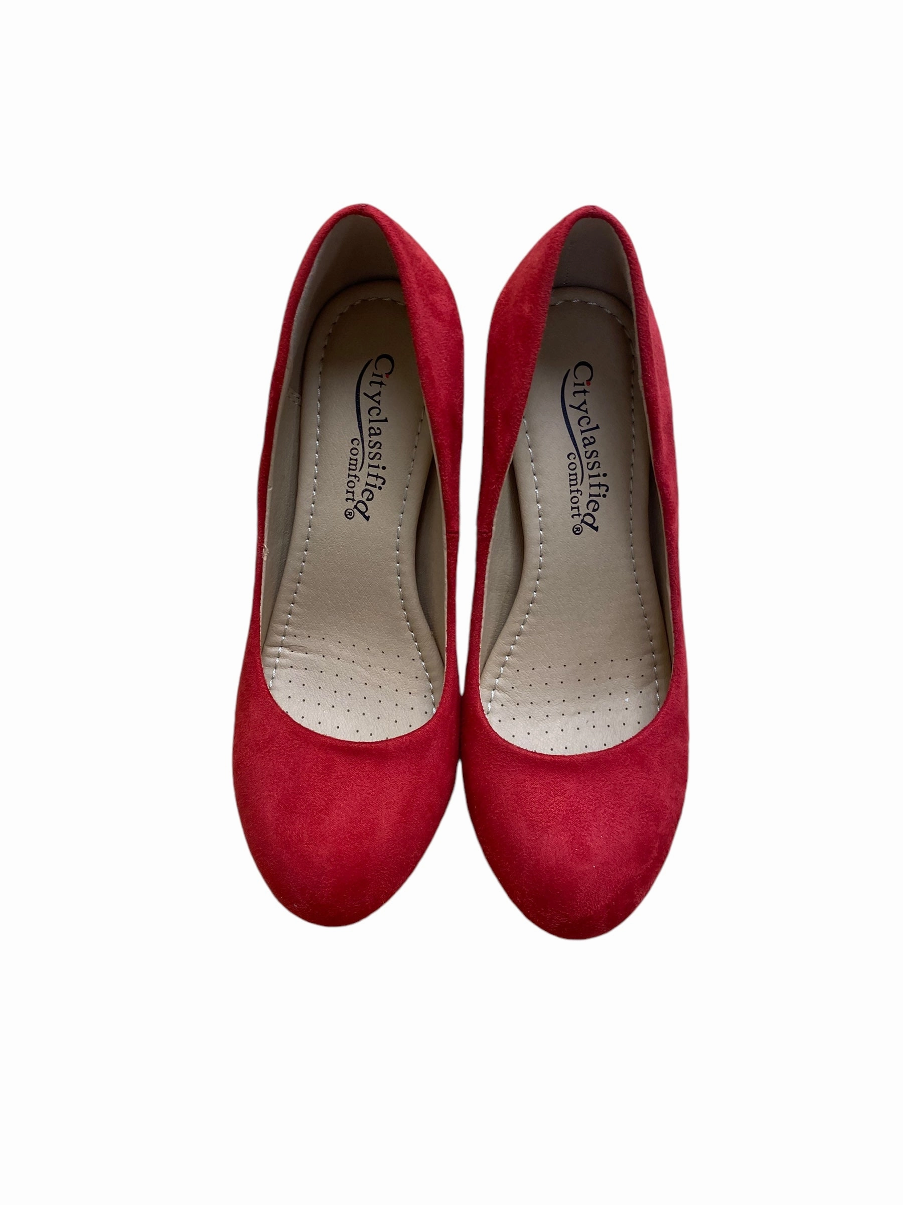 Shoes Heels Stiletto By City Classified In Red, Size: 7