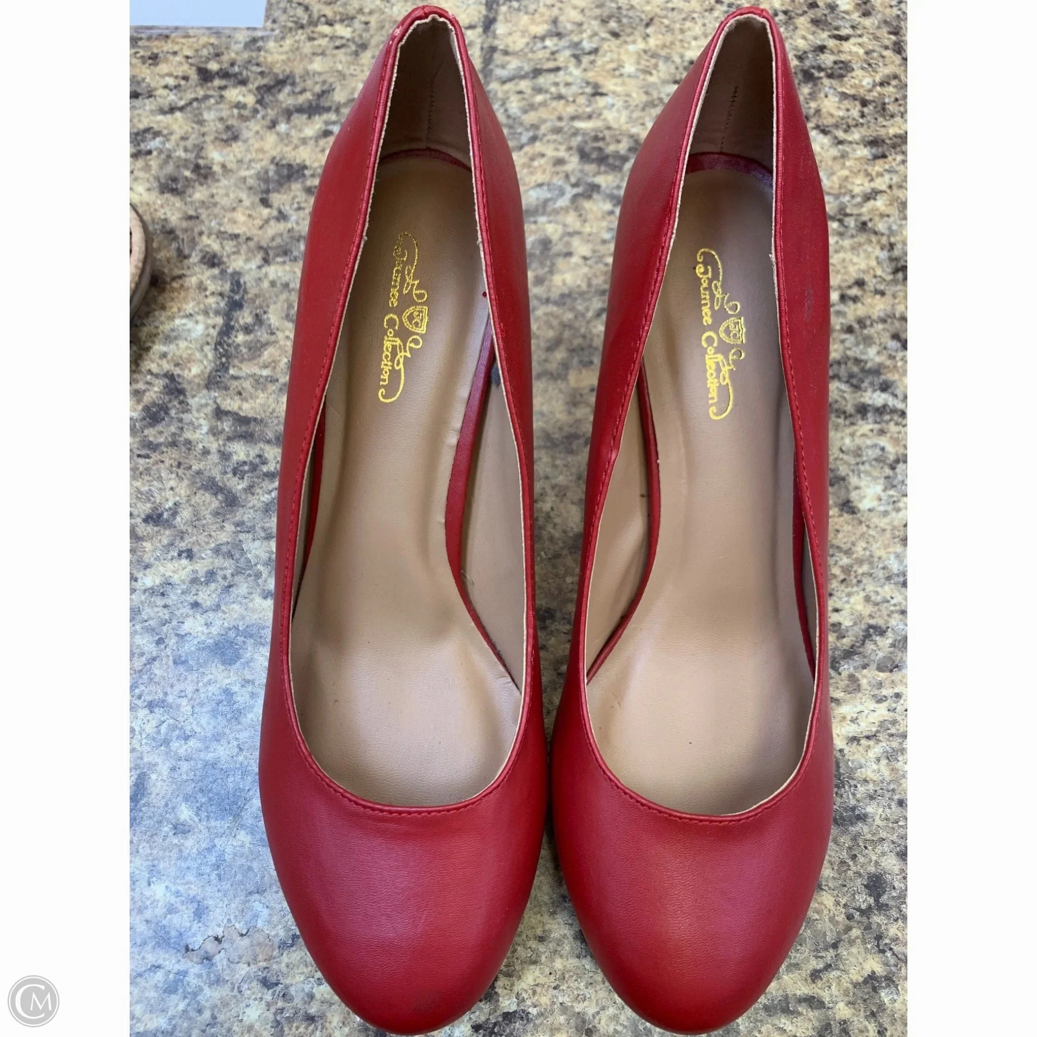 Shoes Heels Stiletto By Journee In Red, Size: 9