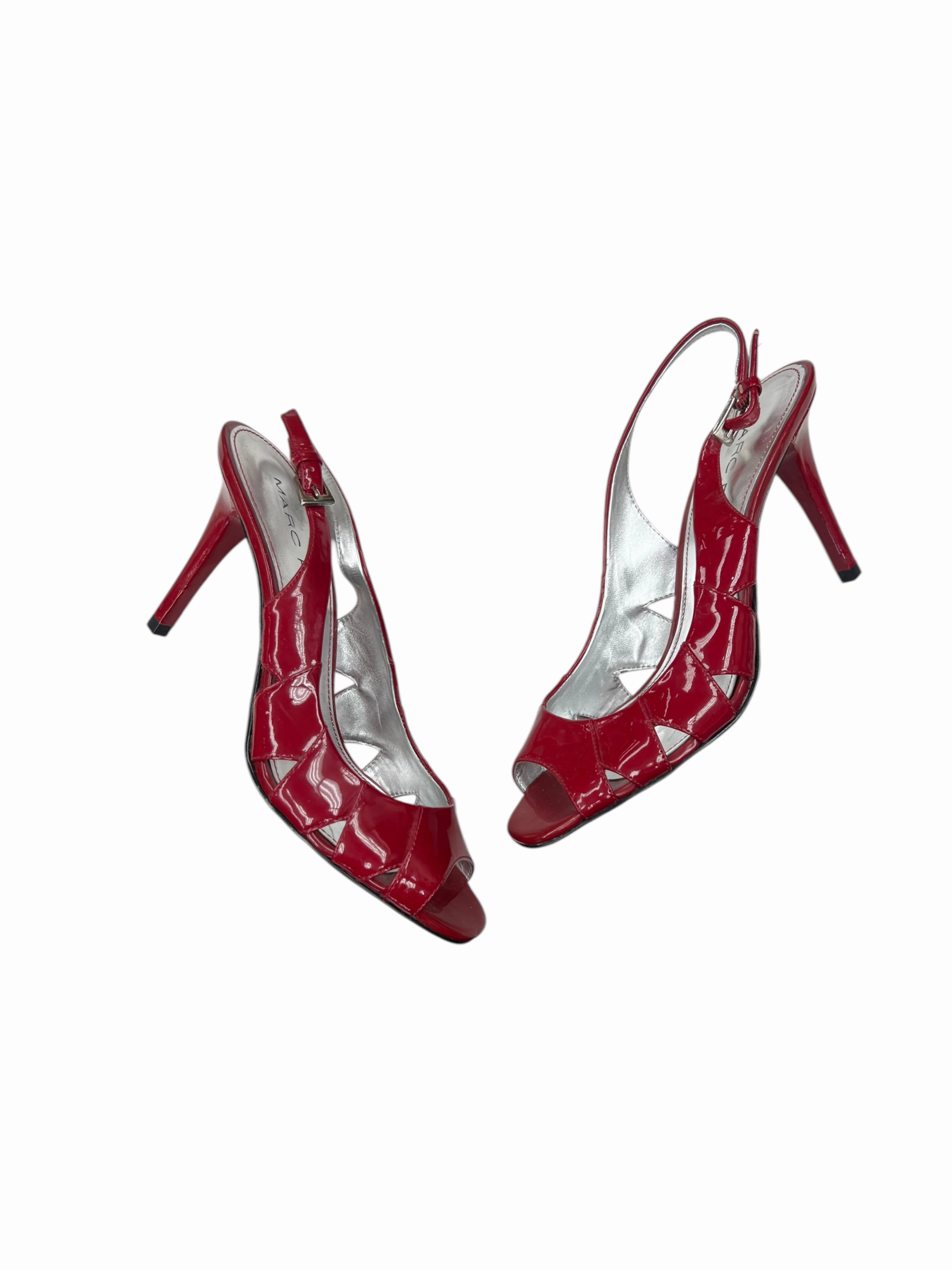 Shoes Heels Stiletto By Marc Fisher In Red, Size: 7