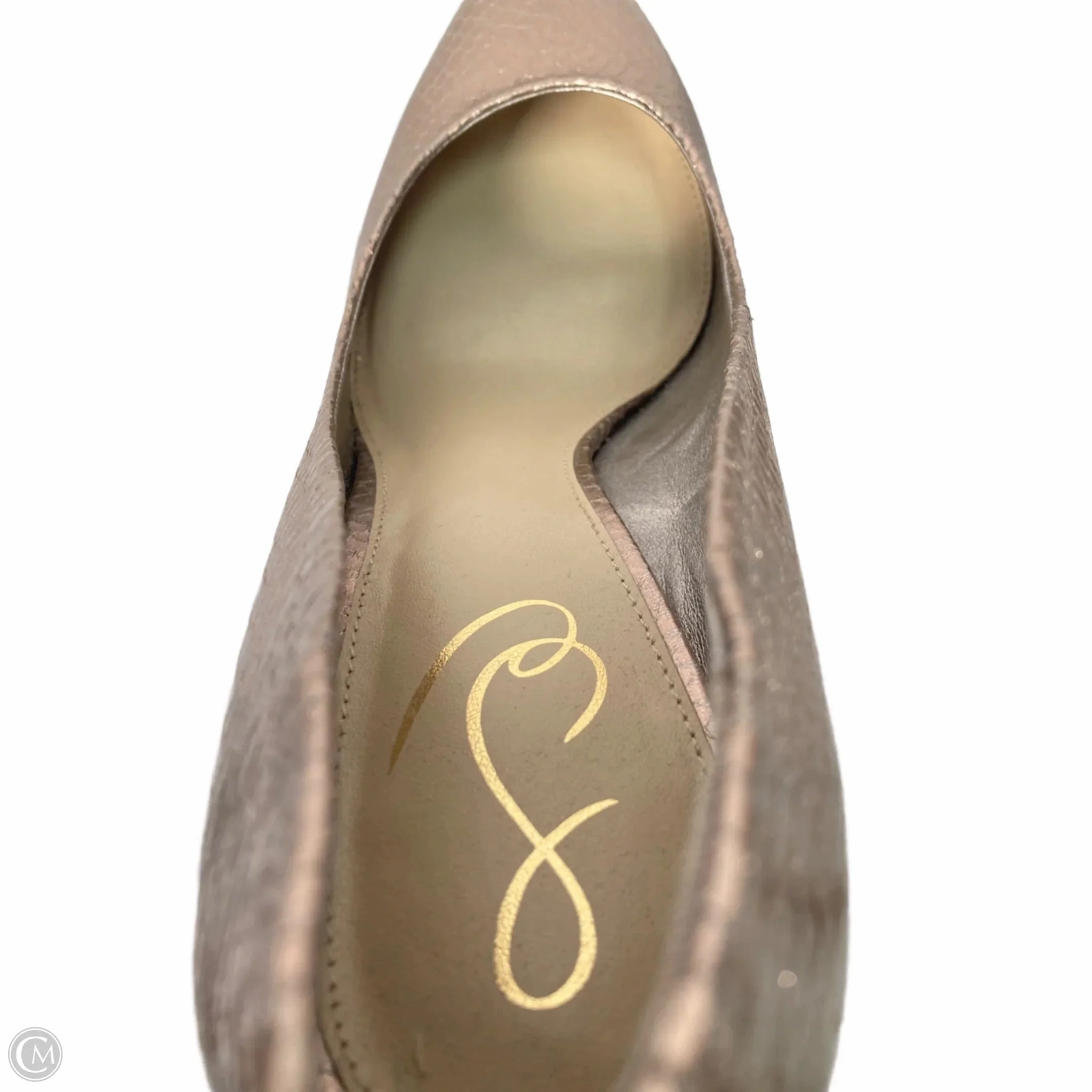 Shoes Heels Stiletto By Sam Edelman In Gold, Size: 10