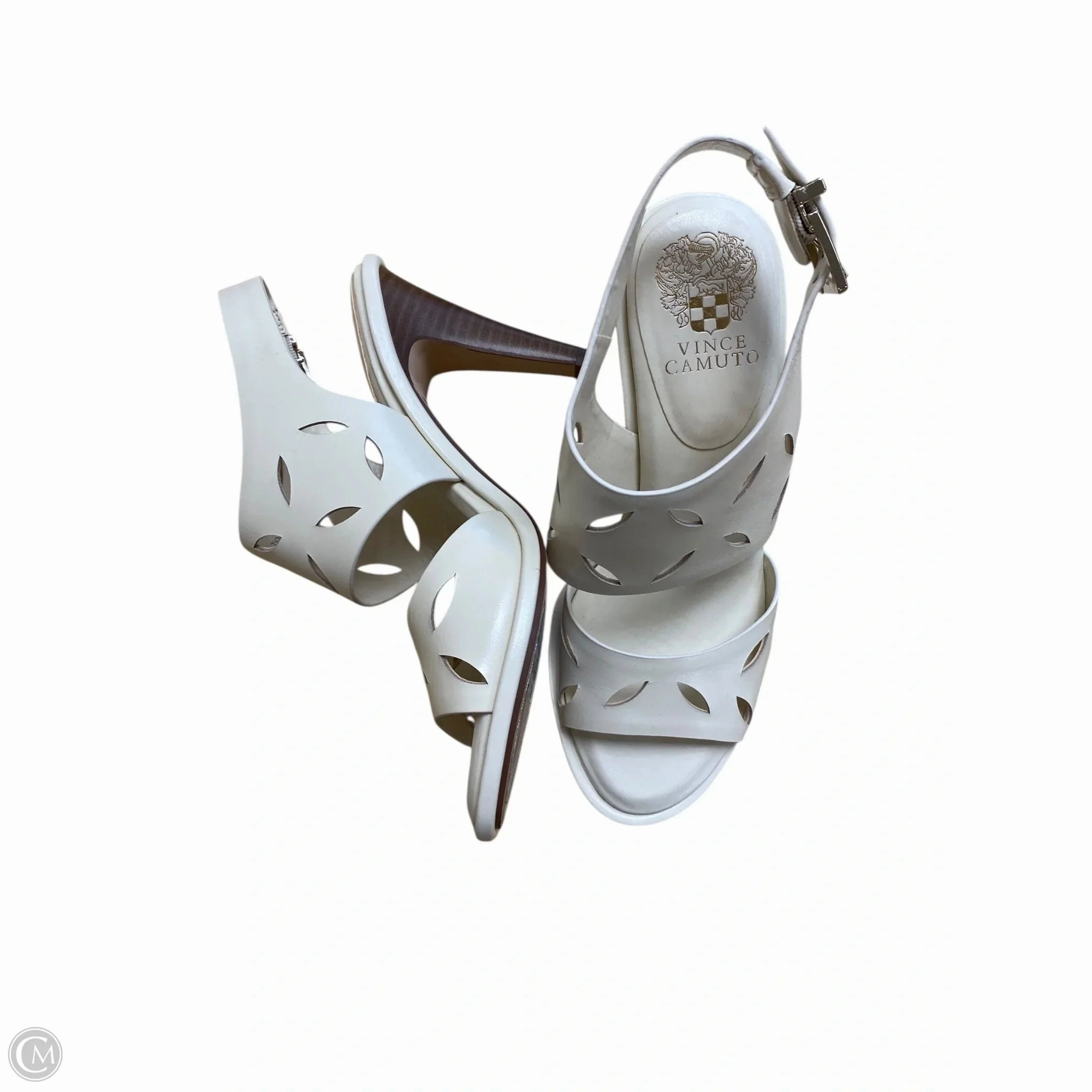 Shoes Heels Stiletto By Vince Camuto In Cream, Size: 7.5