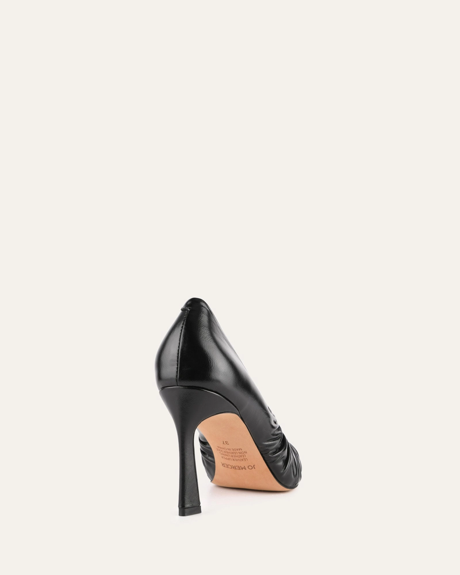 SINCLAIR HIGH HEELS BLACK LEATHER