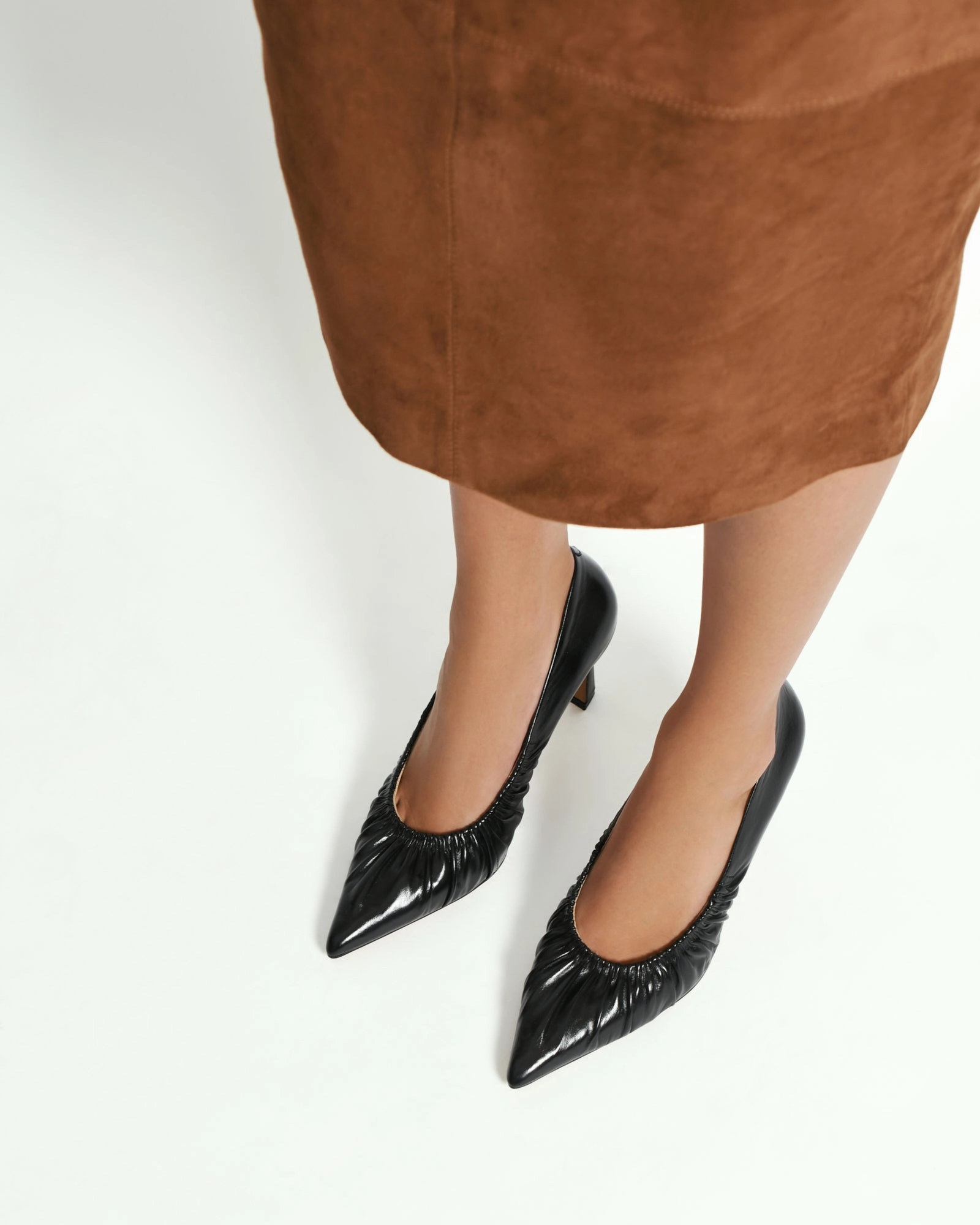 SINCLAIR HIGH HEELS BLACK LEATHER