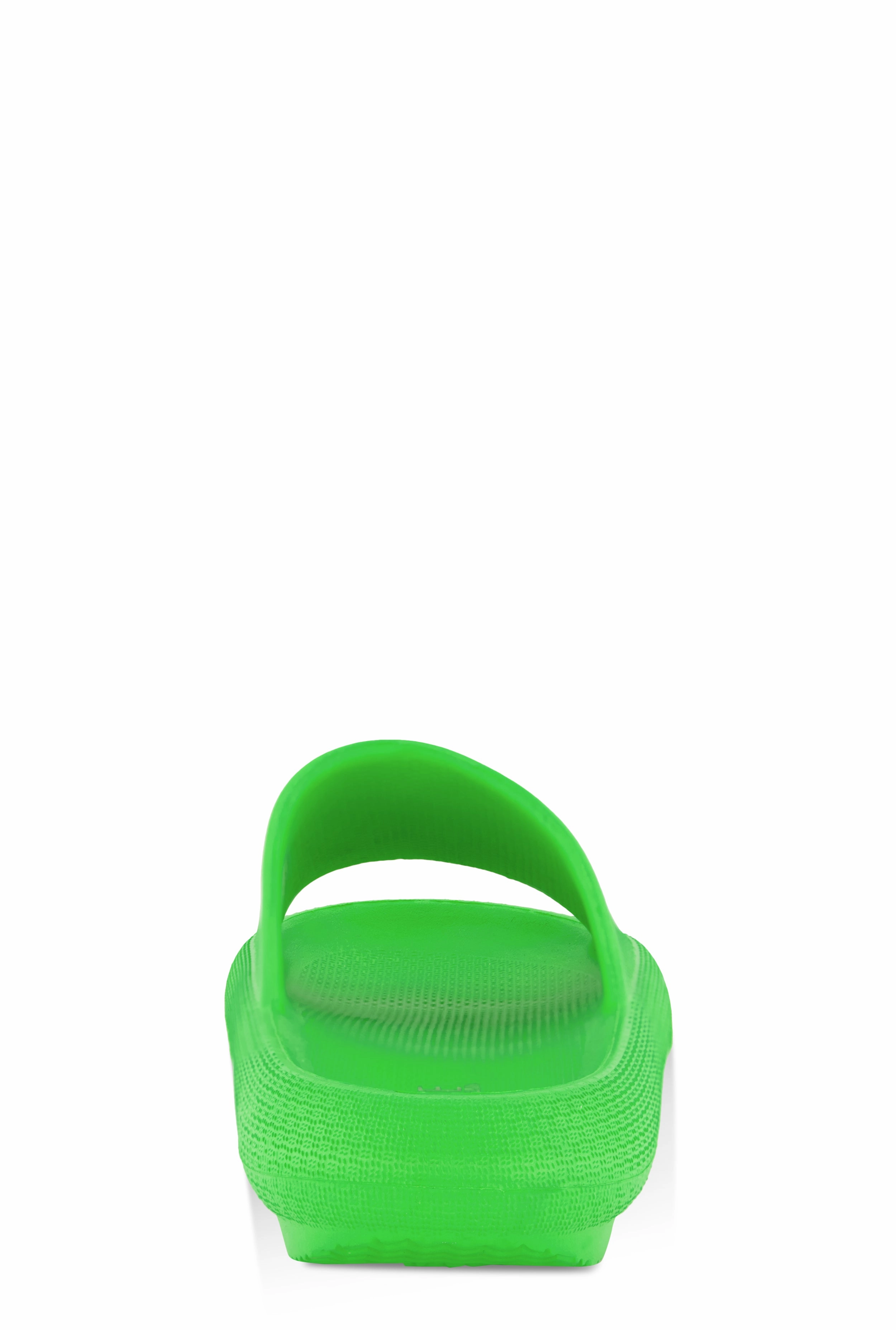 Solid Platform Slide Sandals