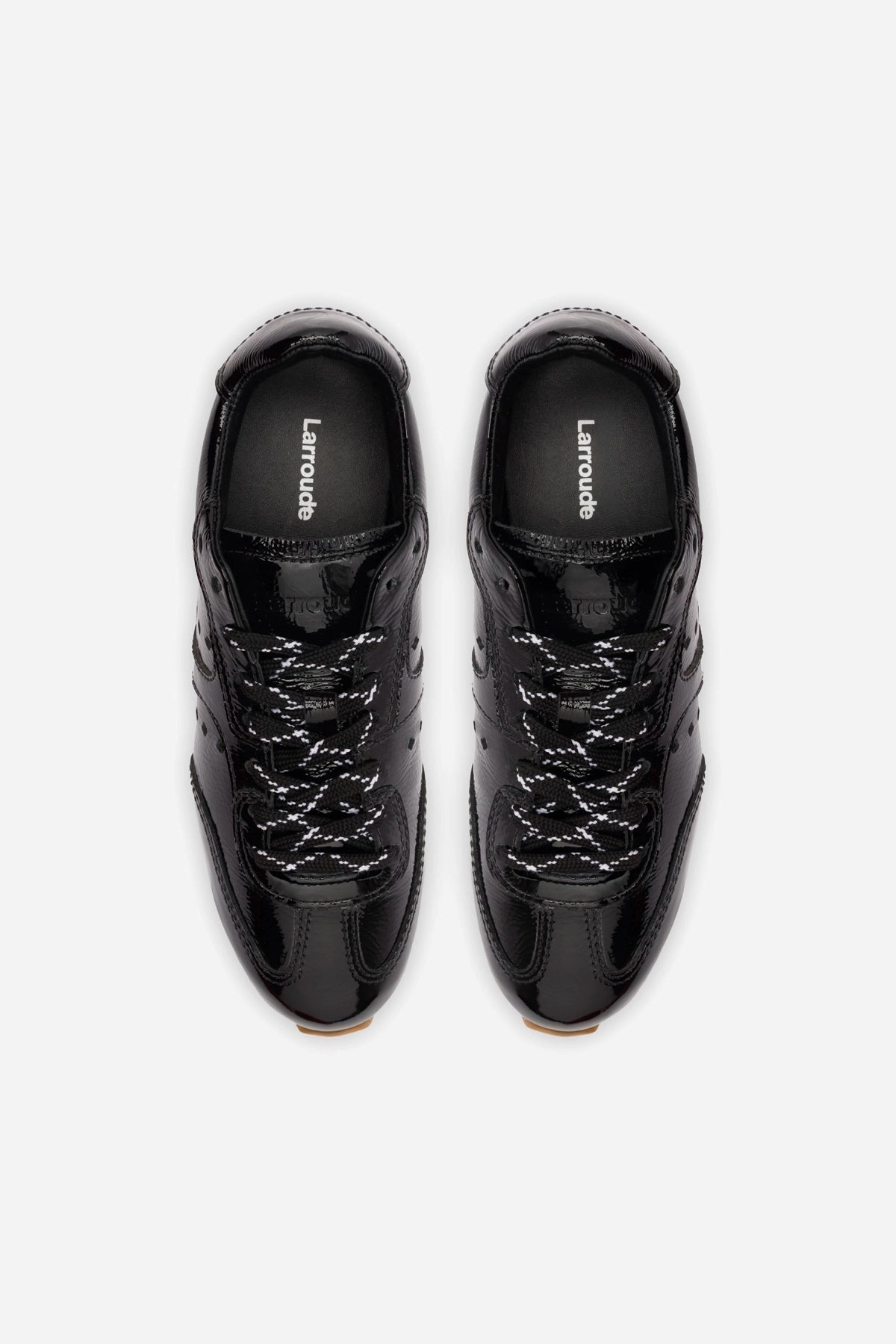 Stella Sneaker In Black Patent Leather