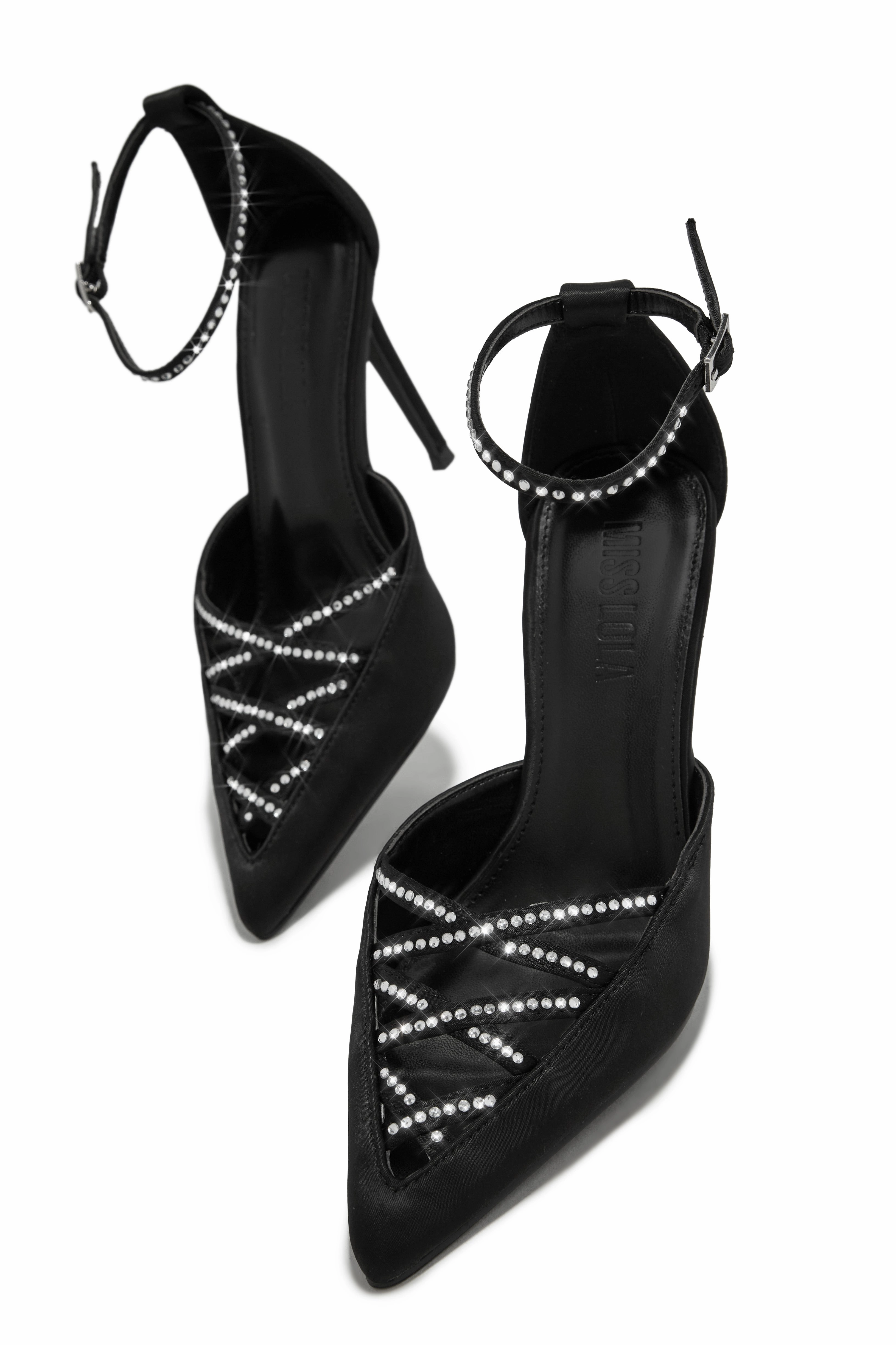 Tanalee Embellished High Heel Pumps - Black