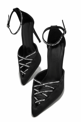 Tanalee Embellished High Heel Pumps - Black