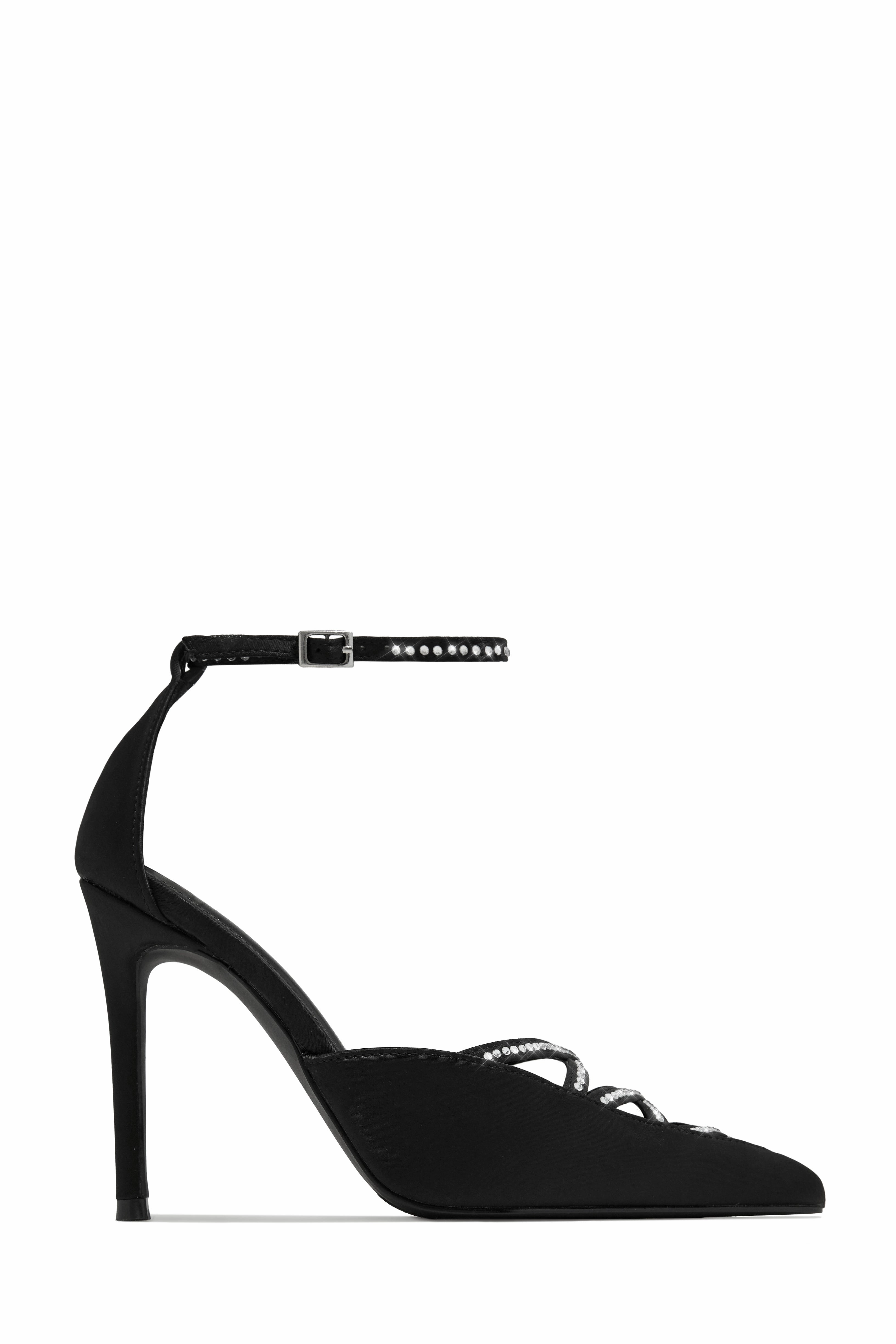Tanalee Embellished High Heel Pumps - Black