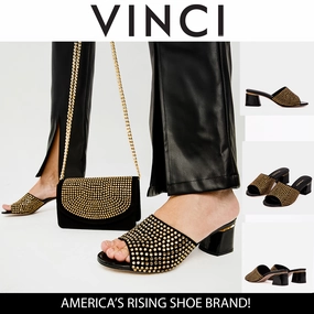 The Ailano Gold Glitter Leather Women Sandal
