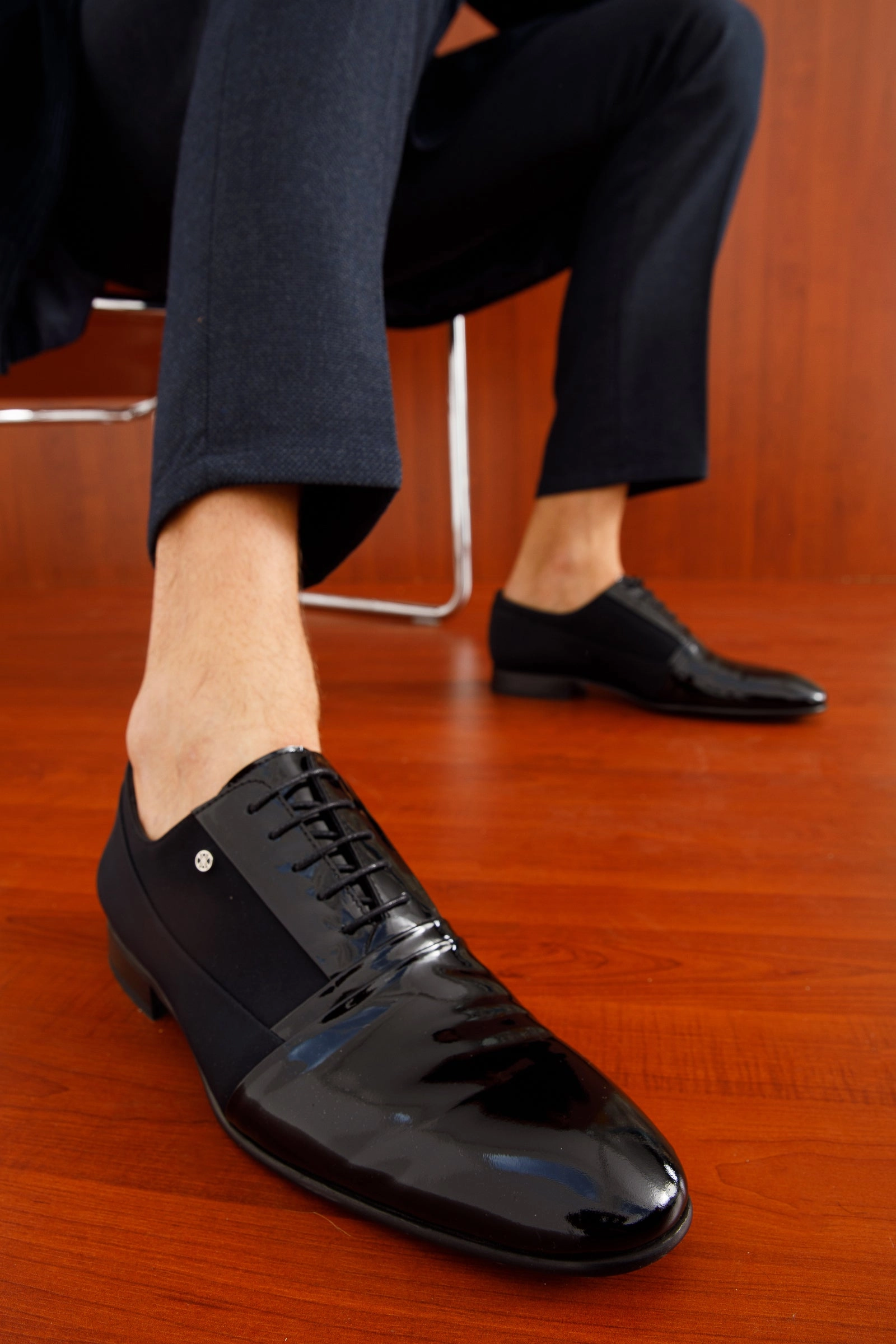 The Colombo Black Cap Toe Oxford Men Shoe  Final Sale!