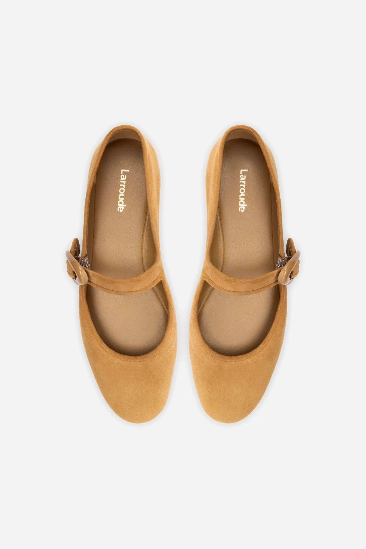 Verona Ballet Flat In Peanut Suede