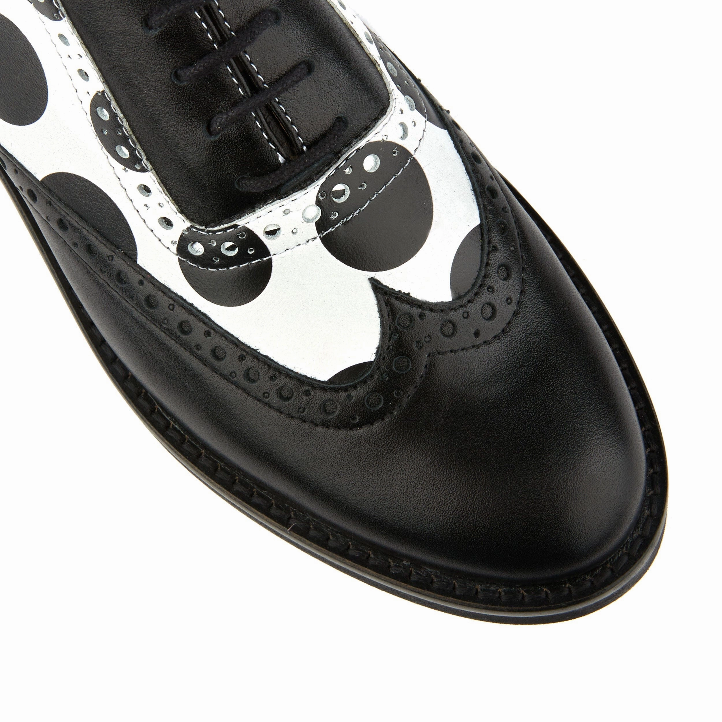 Vivienne - Black & White Polka Dot