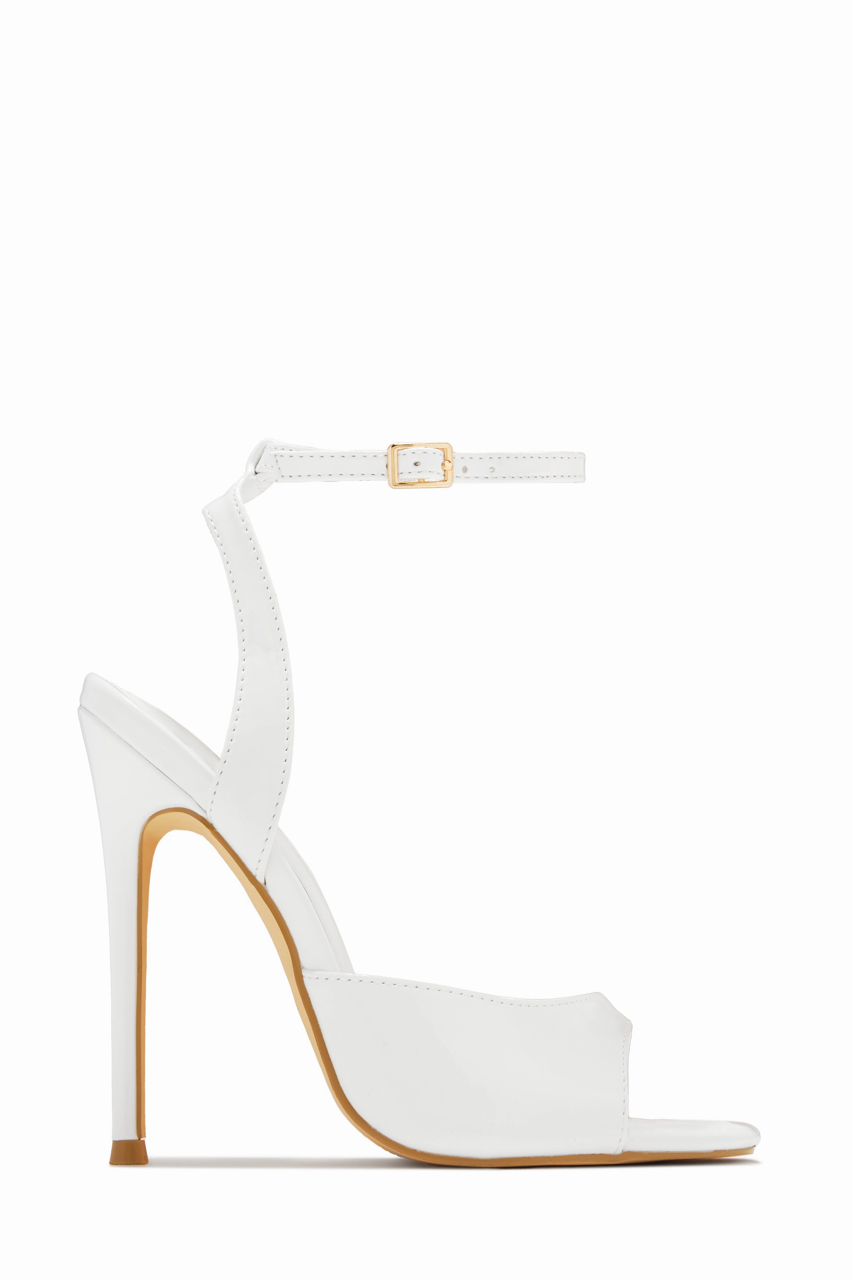 Vixen Mary Jane Strap High Heels - Gold