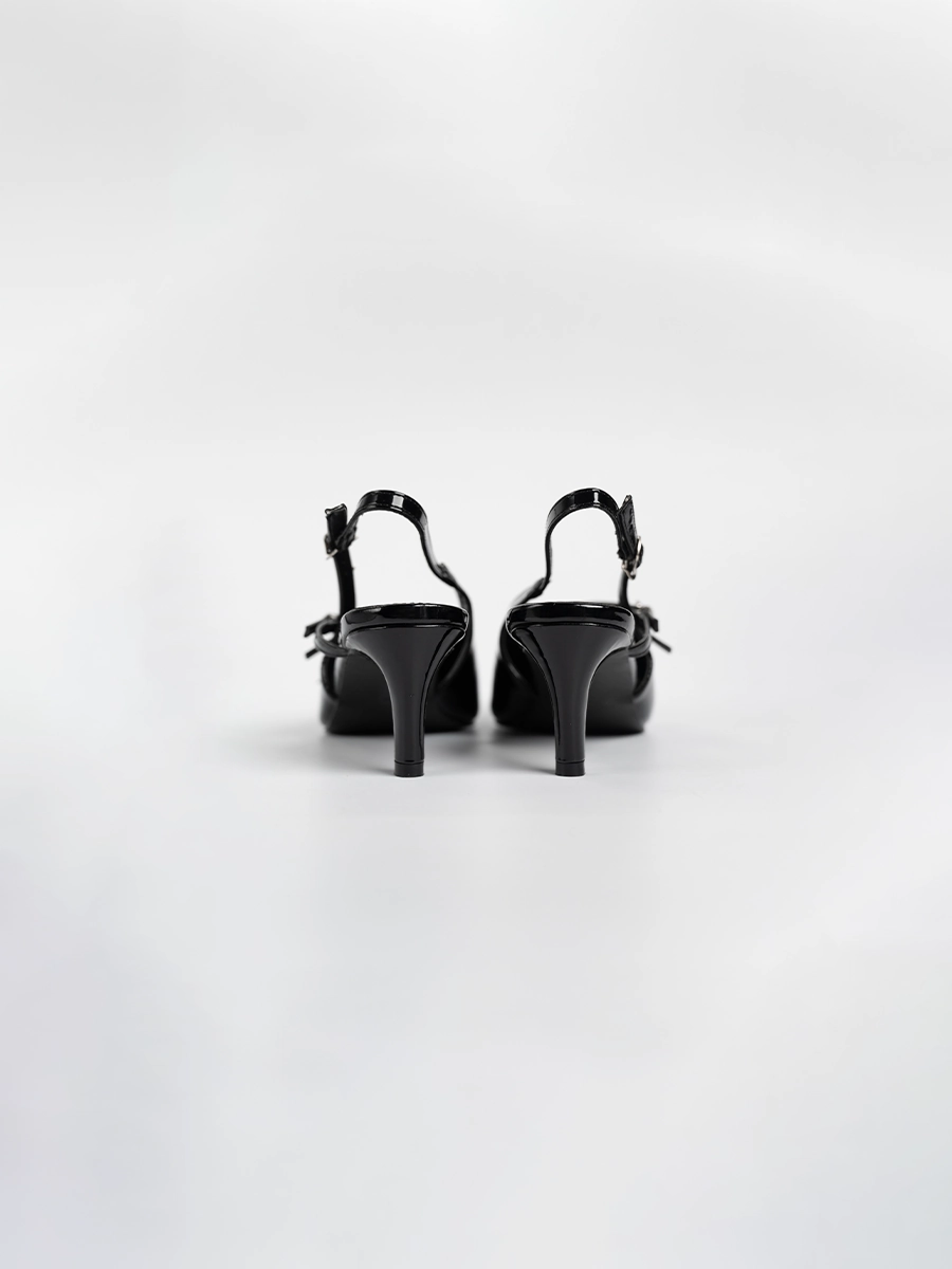 Zea Glossy Strappy Heels