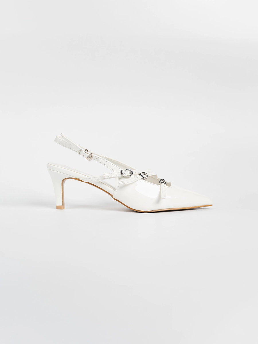 Zea Glossy Strappy Heels